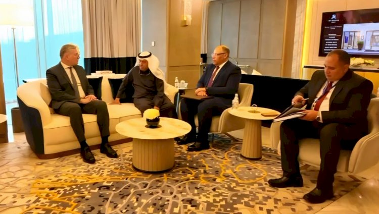 وزير البترول يبحث مع وزير النفط الكويتي التعاون في مجالات البترول والغاز