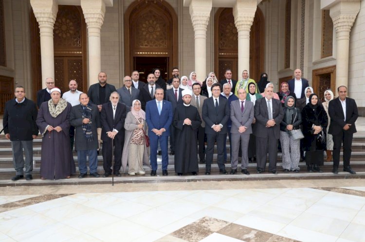 وزيرا الأوقاف والثقافة ورئيس شركة العاصمة يفتتحون متحف كبار القرّاء