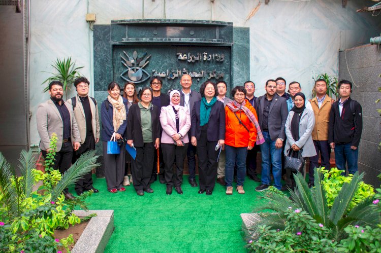 متبقيات المبيدات" يستقبل وفد صيني