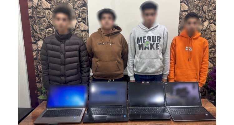 القبض علي ٤ متهمين بحوزتهم (4 أجهزة لاب توب) لحث الناخبين التصويت للمرشحين