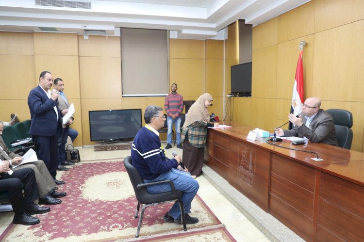 تكليفات وتوجيهات لمحافظ بني سويف في اللقاء الأسبوعي مع المواطنين