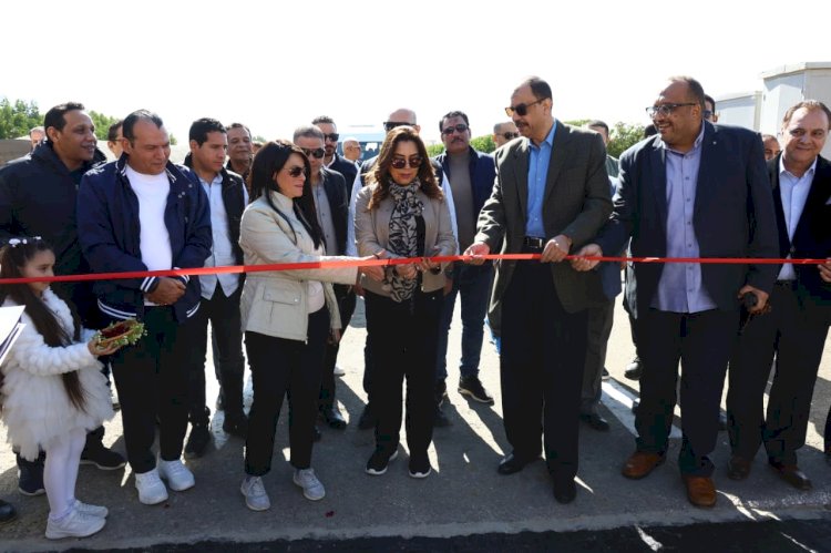 "رانيا ومنال وسراج"  يفتتحون محطة المعالجة الثلاثية للصرف الصحي بسوهاج