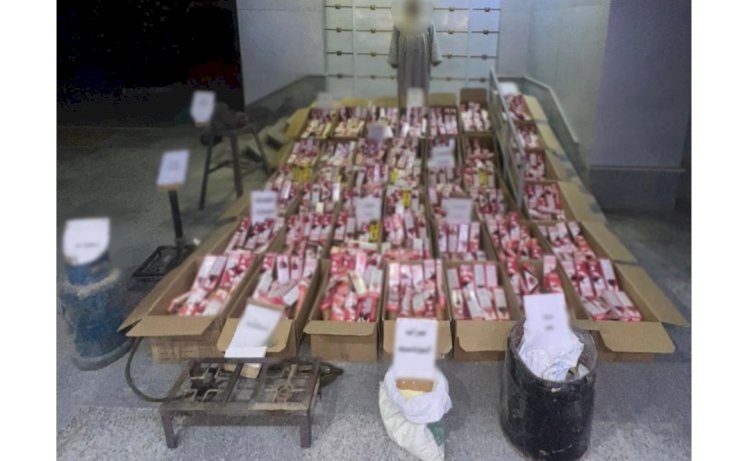 القبض علي عامل لادارته  ورشة لتصنيع الالعاب النارية بالفيوم