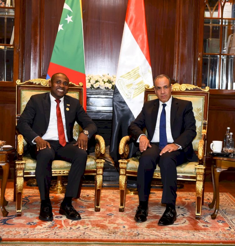 وزير الخارجية يلتقي وزير خارجية جزر القمر