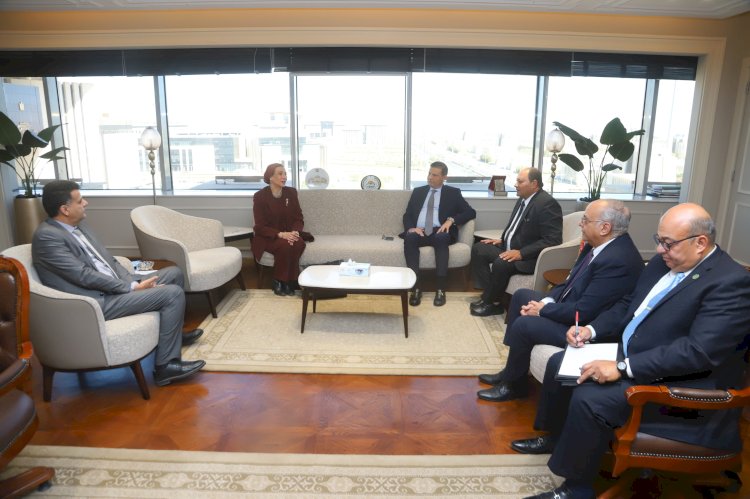 وزير الزراعة يستقبل الأمين التنفيذي لاتفاقية الأمم المتحدة لمكافحة التصحر