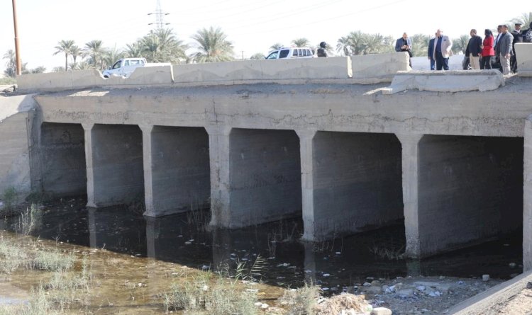 محافظ بني سويف يتفقد جاهزية مخر سيل سنور استعدادا لموسم الأمطار