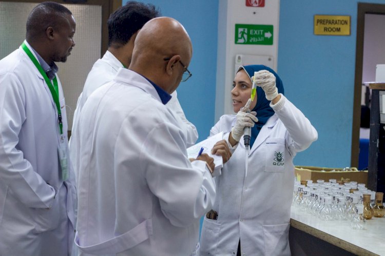 مركز تدريب "المركزي لمتبقيات المبيدات" يستقبل وفدًا علميا من موريتانيا