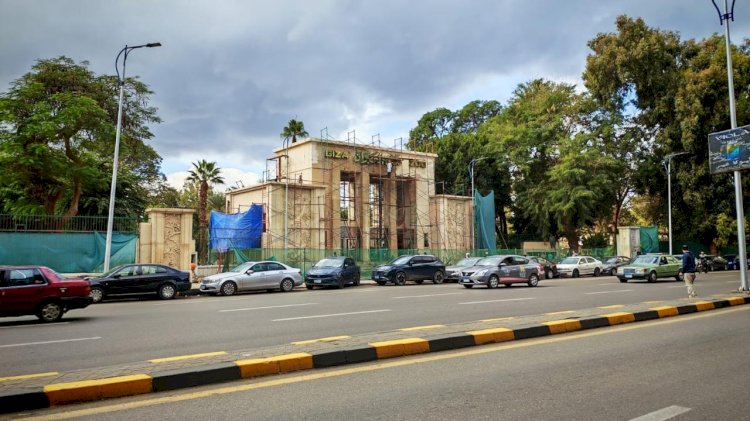 بالصور: التحالف الوطني يعيد ترميم وتأهيل بوابات وأسوار جنينة الحيوان بالجيزة