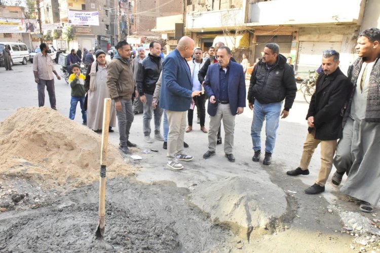 محافظ أسيوط يتفقد تطوير ميدان المجاهدين الرئيسي