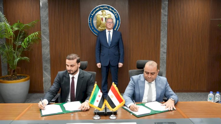توقيع مذكرتى تفاهم بين وزارة البترول ووزارة الطاقة السورية