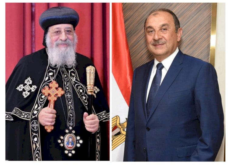 وزير قطاع الأعمال العام يهنئ البابا تواضروس والأقباط بعيد الميلاد المجيد