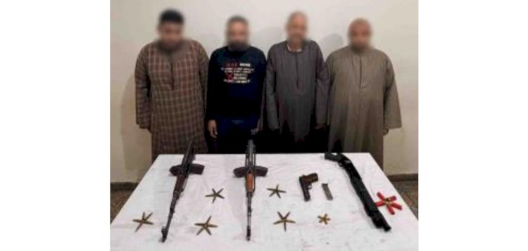 ضبط ٤ متهمين باطلاق أعيرة نارية ابتهاجا بفوز مرشح في انتخابات النواب باسيوط