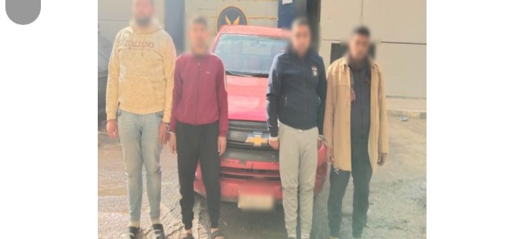 ضبط المتهمين  بتكسير كاميرا مراقبة منزل لخلافات علي أرض زراعية بكفر الشيخ