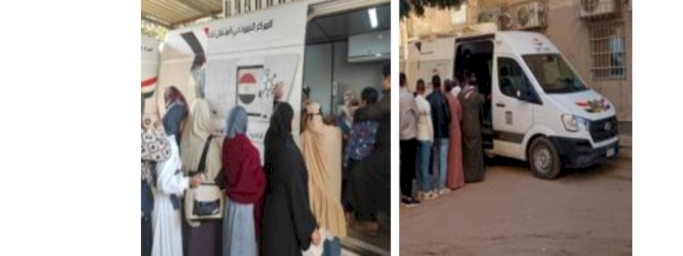 قوافل الاحوال المدنية المجهزة تجوب العديد من المحافظات للتيسير علي  المواطنين