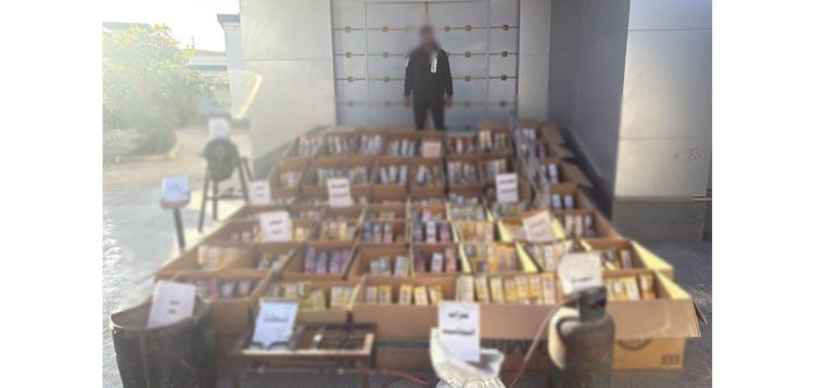 القبض علي تاجر بحوزته 700 ألف قطعة ألعاب نارية بالفيوم