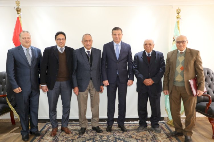 وزير الزراعة يستقبل مجلس إدارة "فلاحة البساتين"