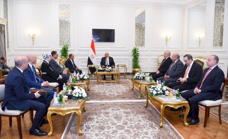 وزير الخارجية يلتقي رئيس مجلس النواب