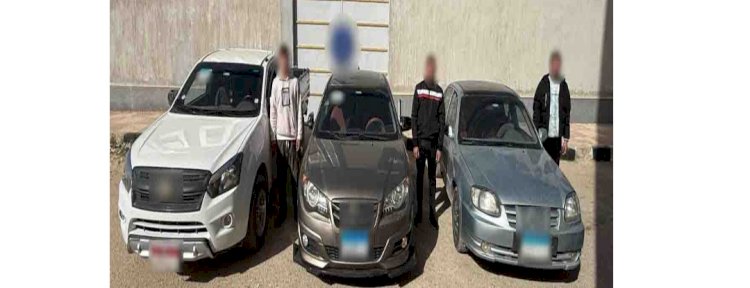 القبض علي ٣ سائقين لقيامهم بآداء حركات إستعراضية بأحد الطرق بشمال سيناء