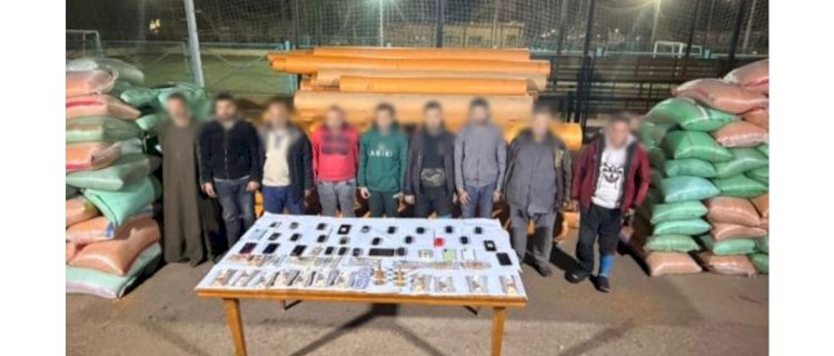 ضبط تشكيل عصابى لقيامه بسرقة مواسير الغاز الطبيعى من المواقع تحت الإنشاء بقنا