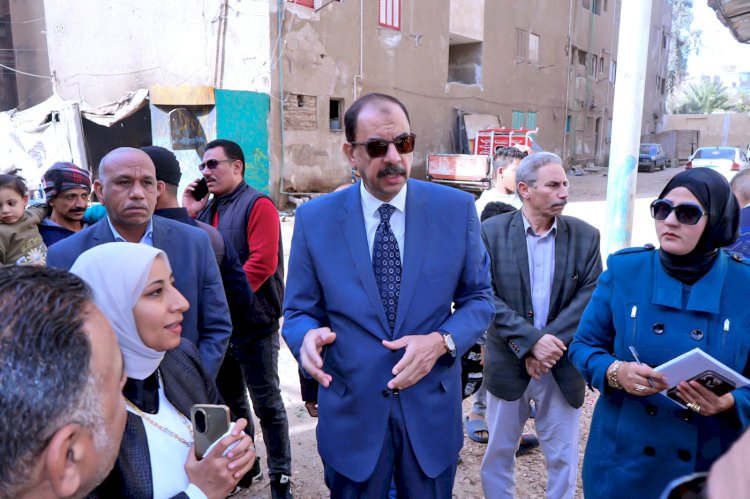 محافظ سوهاج يتفقد مشروع إنشاء المجمع السكني بأرض المشتل بحي غرب