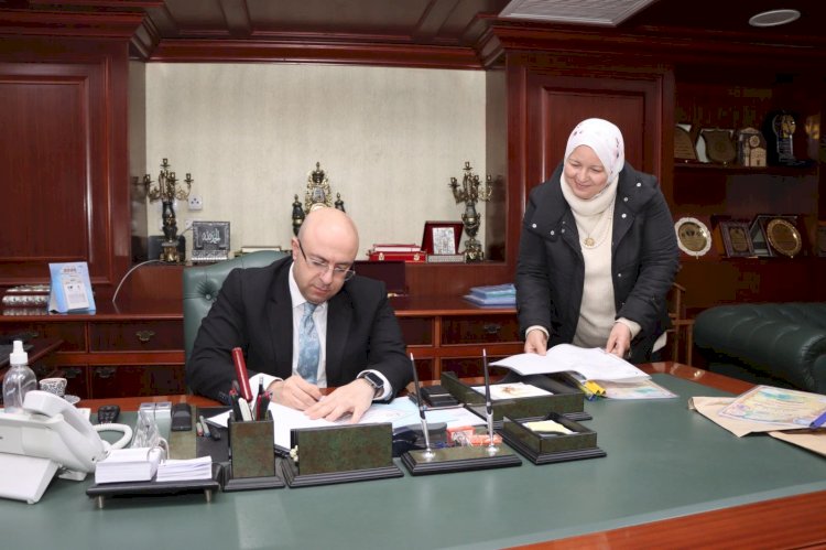 محافظ بني سويف يعتمد نتيجة امتحانات الشهادة الإعدادية بنسبة 75.6%