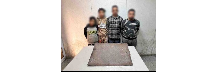 ضبط المتهمين بسرقة غطاءات  الصرف الصحى بأسيوط