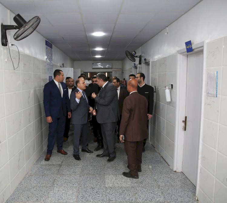 محافظ كفرالشيخ يفتتح العناية المركزة الجديدة بمستشفى فوه المركزي