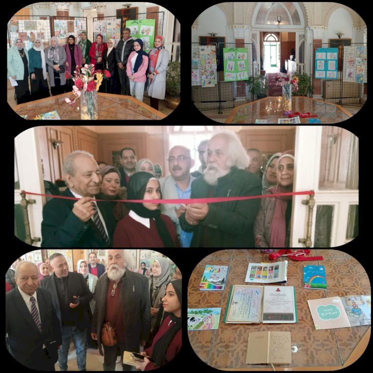 الكاتب يحيى رياض  يفتتح معرض   بصمة فريدة بمكتبة القاهرة