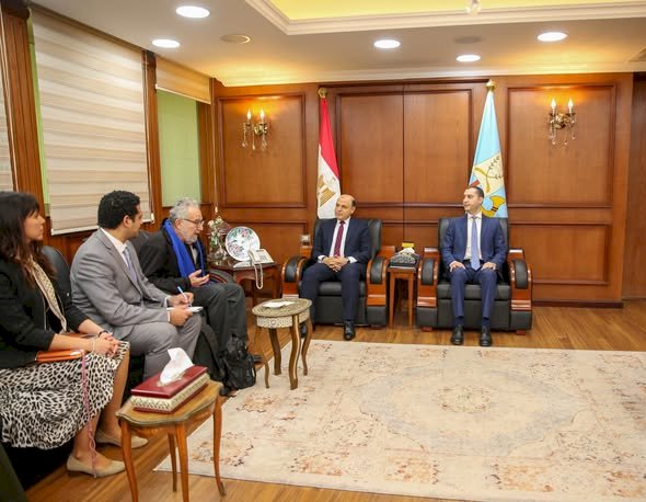 محافظ كفرالشيخ يستقبل وفد الأمم المتحدة لمناقشة سبل تعزيز منظومة مياه الشرب
