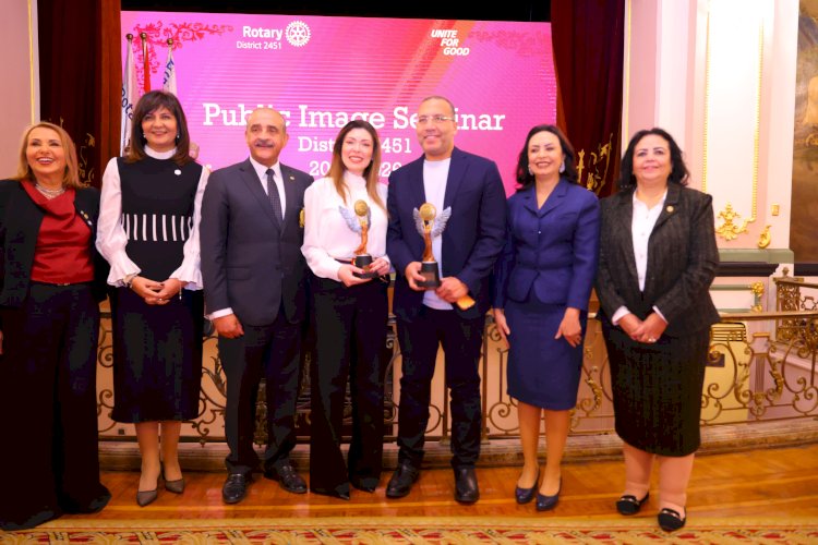 وزيرة التضامن  تشهد مؤتمر " الصورة العامة" لأندية روتاري مصر