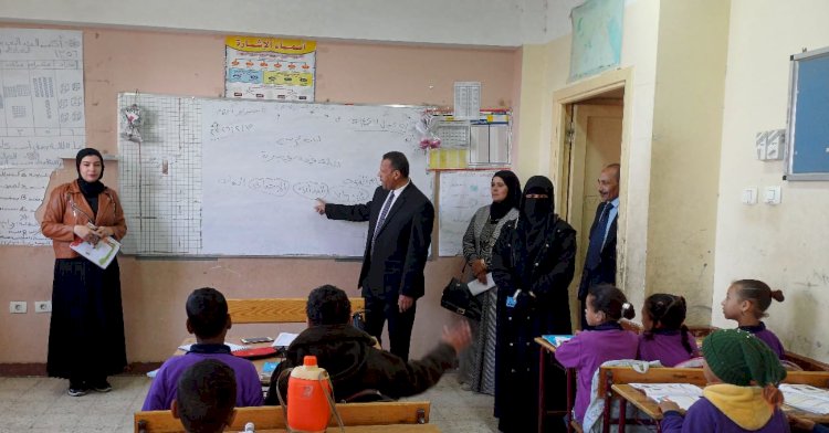 عبدالواحد يقود يومًا تعليميًا متكاملًا باللطاسنة للتعليم الأساسي بأبو تشت