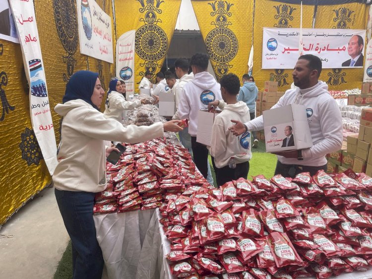 في شهر الخير:النائب محمد حمزة ومستقبل وطن يطلقان أضخم مبادرة غذائية بالإسكندرية