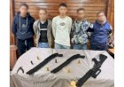 حقيقة فيديو تعدى ملثمين على آخرين بالاسلحة بالقليوبية