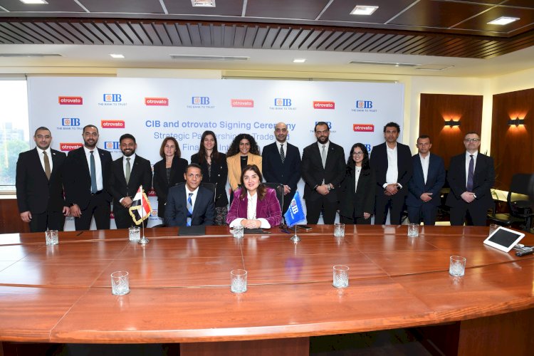 توقيع مذكرة تفاهم استراتيجية بين شركة أوتروفاتو والبنك التجاري الدولي (CIB) لتعزيز تمكين التجارة والحلول المالية في إفريقيا