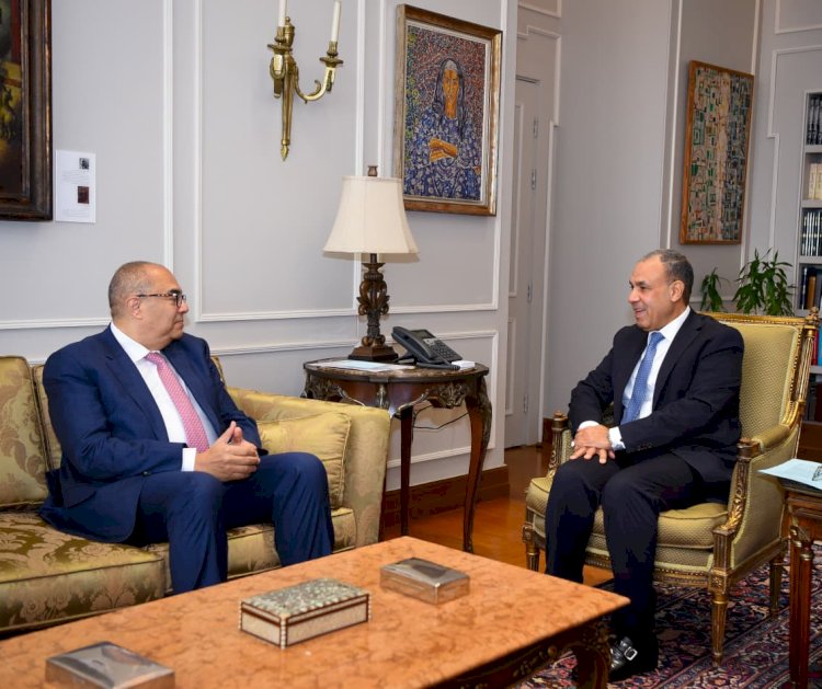 وزير الخارجية يستقبل المبعوث الخاص للأمم المتحدة لتمويل التنمية