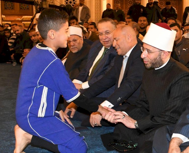 بمسجد العلي العظيم بألماظة:" الازهري وعياد وصابر "يشهدون الاحتفال بذكرى فتح مكة