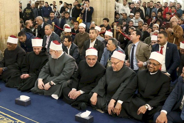 " الازهري وشومان والضويني وعلام "يشهدون احتفال الجامع الأزهر بذكرى فتح مكة