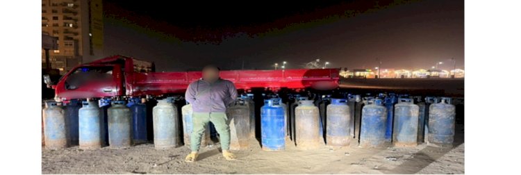 ضبط 709 إسطوانة بوتاجاز  قبل بيعها  في السوق السوداء