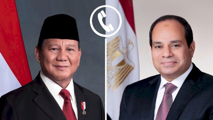 الرئيس السيسي يتلقي إتصالا هاتفيا من رئيس إندونيسيا