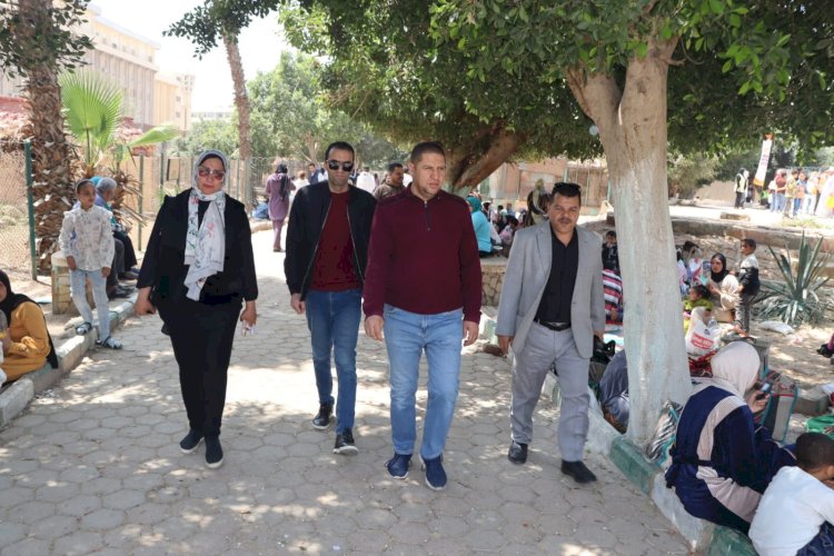 سكرتير عام بني سويف يتفقد عددًا من الحدائق والمتنزهات خلال احتفالات شم النسيم وأعياد الربيع