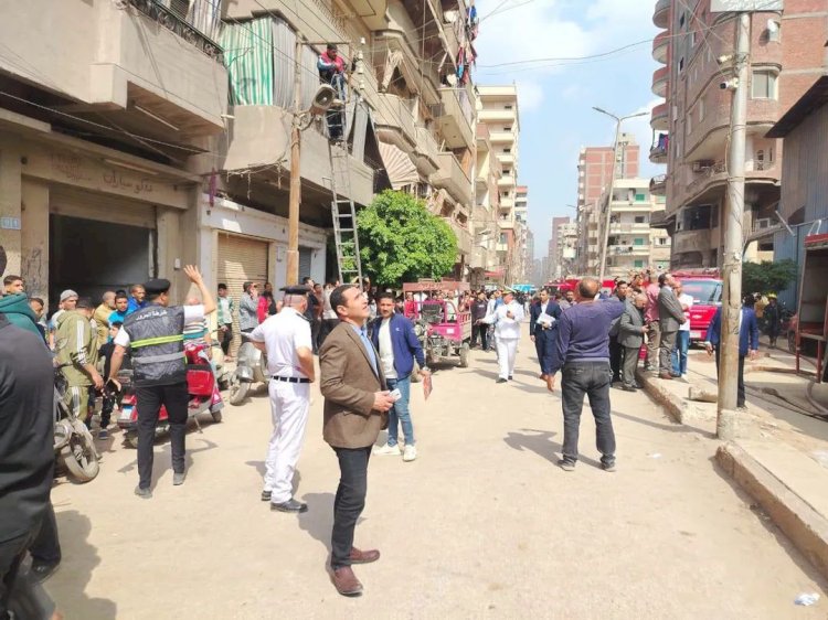 مدير أمن الغربية يباشر نقل 10 حالات مصابة في حريق مصنع غزل بالمحلة