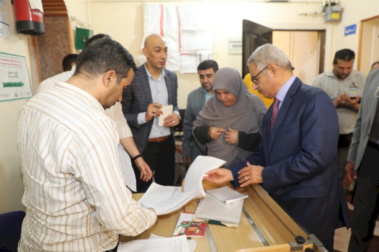 محافظ بني سويف يفاجيء الوحدة المحلية والصحية ببياض العرب