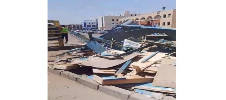 حقيقة فيديو ازالة كشك بالقاهرة