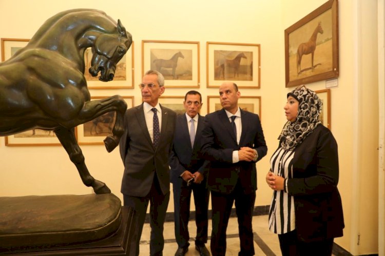 " فاروق والرداد وعازر والانصاري" يتفقدون المتحف الزراعي ومعرض زهور الربيع بالدقي