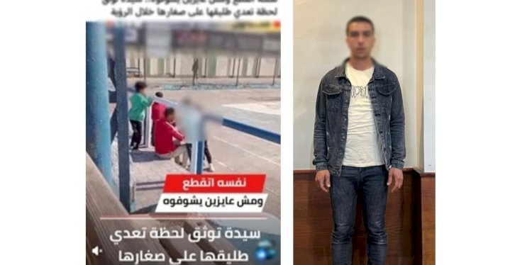 نكشف فيديو تضرر مطلقة من طليقها لقيامه بضرب ابنيهما اثناء تنفيذ حكم الرؤية بدمياط