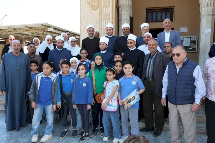 وزير الأوقاف يتفقد مسجد يوسف الصحابي