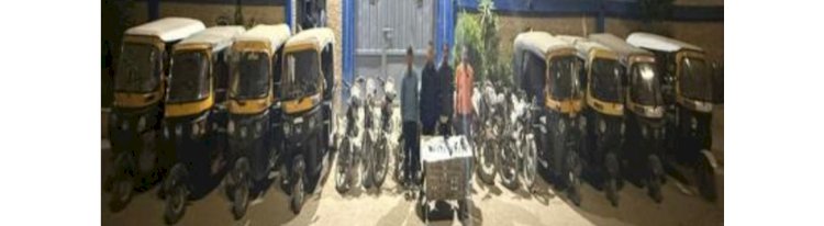 القبض علي اخطر تشكيل لسرقة التكاتك والدراجات بالمنيا