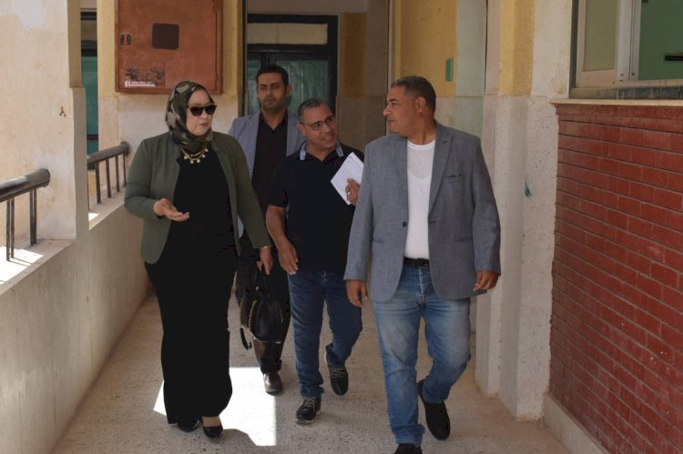 د وفاء رضا مديرة تعليم جنوب سيناء تقوم بجولة تفقدية موسعة بمدارس التعليم الفنى