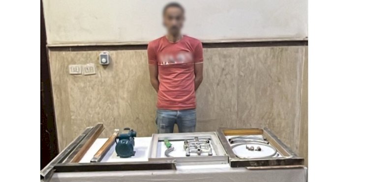 الفيديو يكشف المتهم بسرقة شقة مدرسة بالاسكندرية