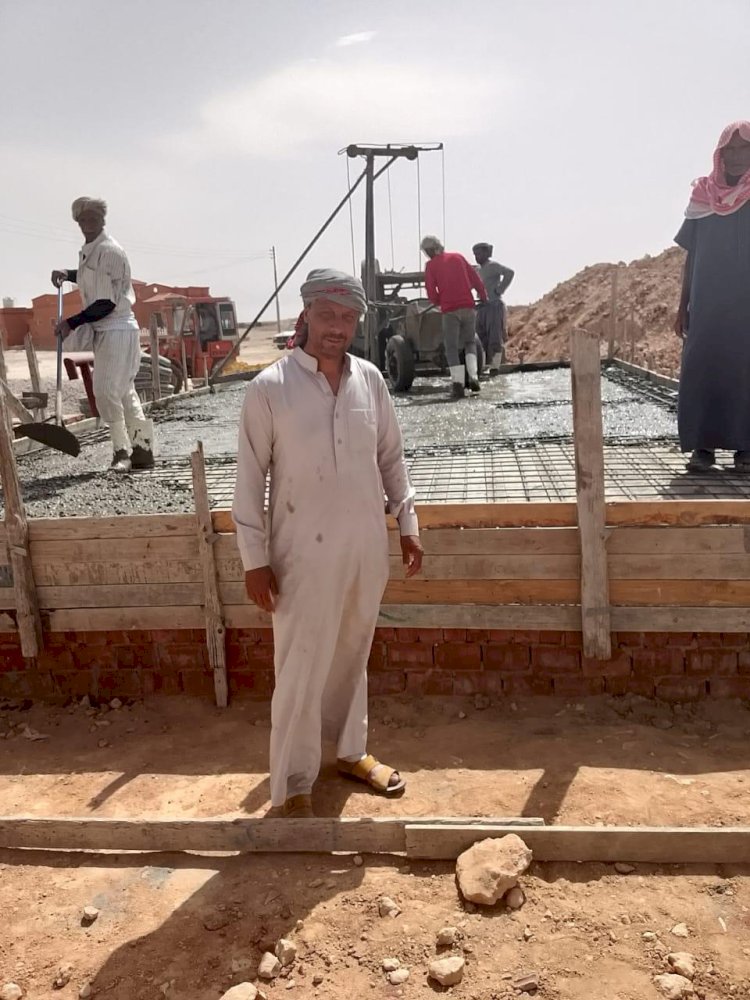 بحوث الصحراء يواصل تنفيذ خزانات وجابيات مياه بالمجتمع الخامس في النجيلة